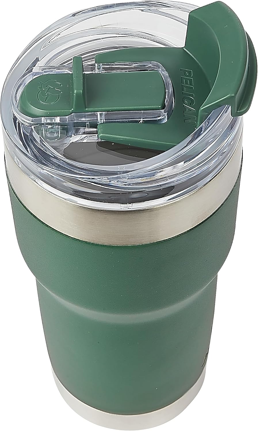 Pelican Hydration Pelican Traveler – Vaso aislado al vacío de 22 onzas, de acero inoxidable, doble pared, con tapa doble, taza de café aislada con