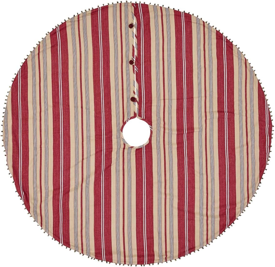 Falda de árbol de rayas vintage 48