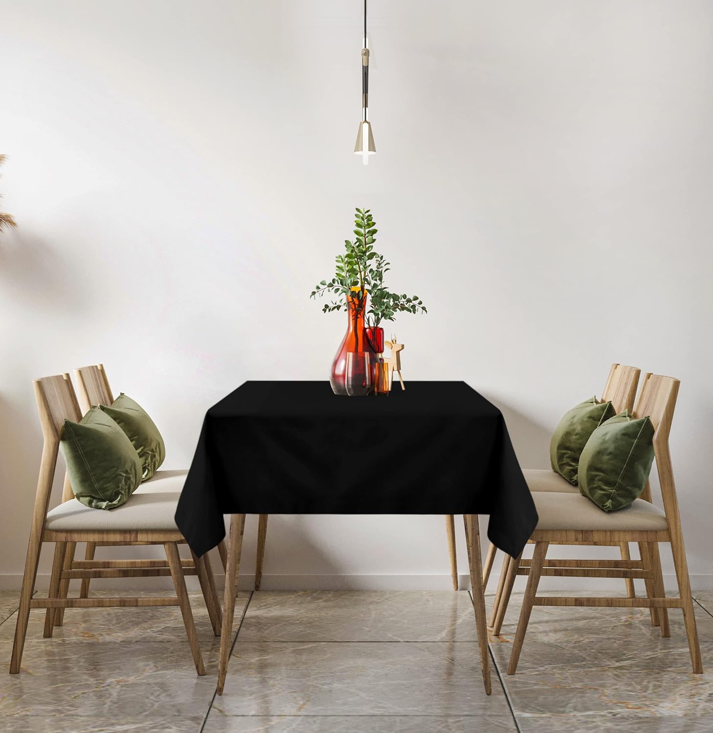 Utopia Kitchen – Paquete de 2 manteles cuadrados lavables a máquina, tela de poliéster, para comedor, fiestas de bufé, pícnic, eventos, bodas y