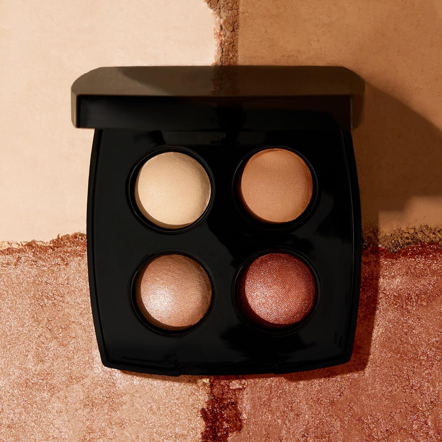 LAURA GELLER NEW YORK Sombra de ojos horneada, tonos tropicales, a prueba de arrugas y manchas, 4 sombras de ojos pigmentadas, aspecto natural