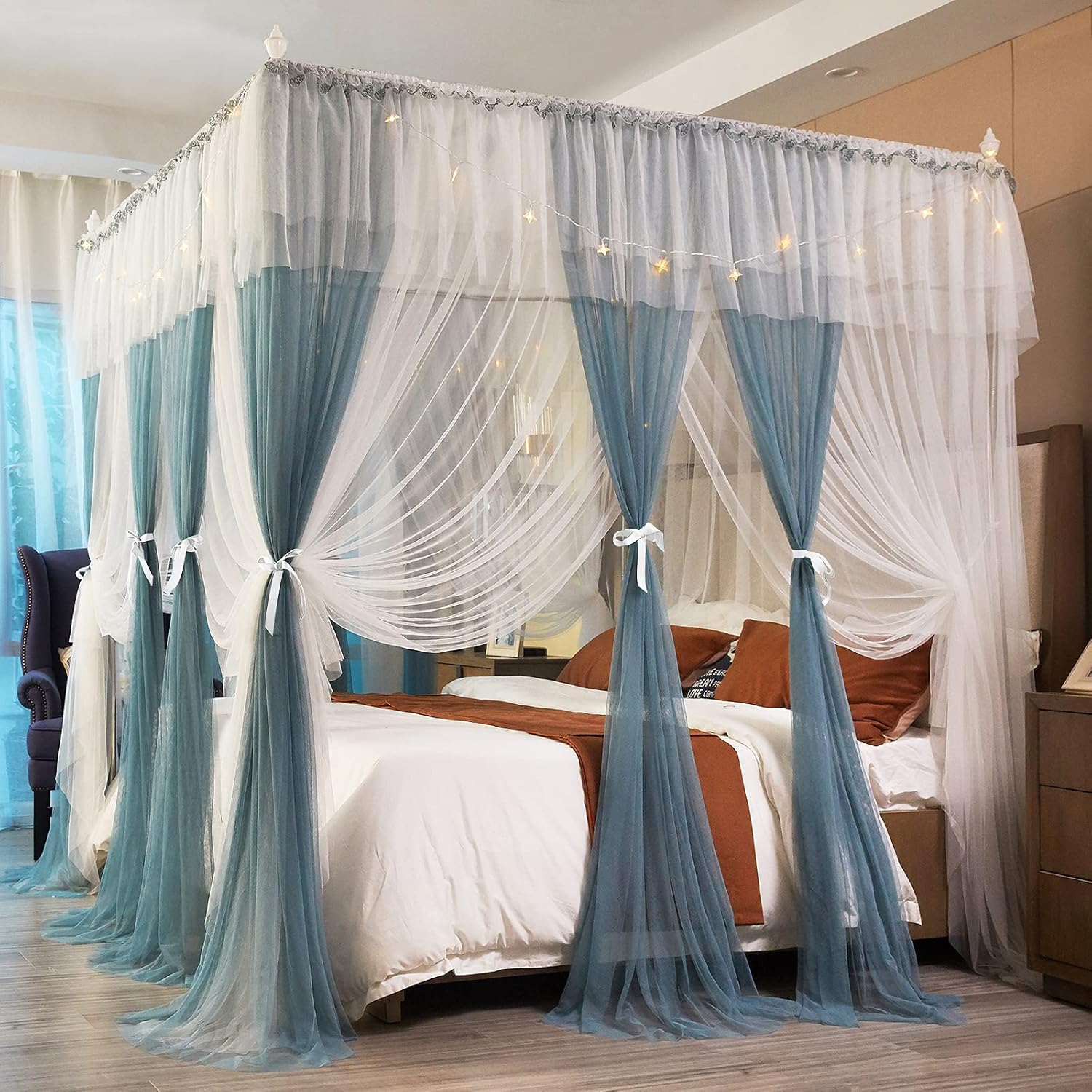 Joyreap – Toldo para cama WZ03 IndividualMatrimonialQueenKing