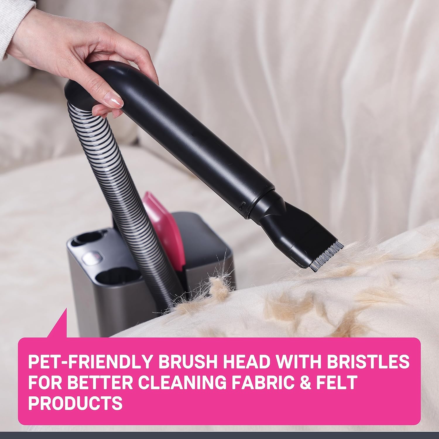 FLOOF Hand Vacuum Cordless Retractable, 17000 Pa Pet Hair Vacuum with 2-Speed, Compact and Portable Vacuum for Car, Cube Vac, 20V Powershare Freedom
