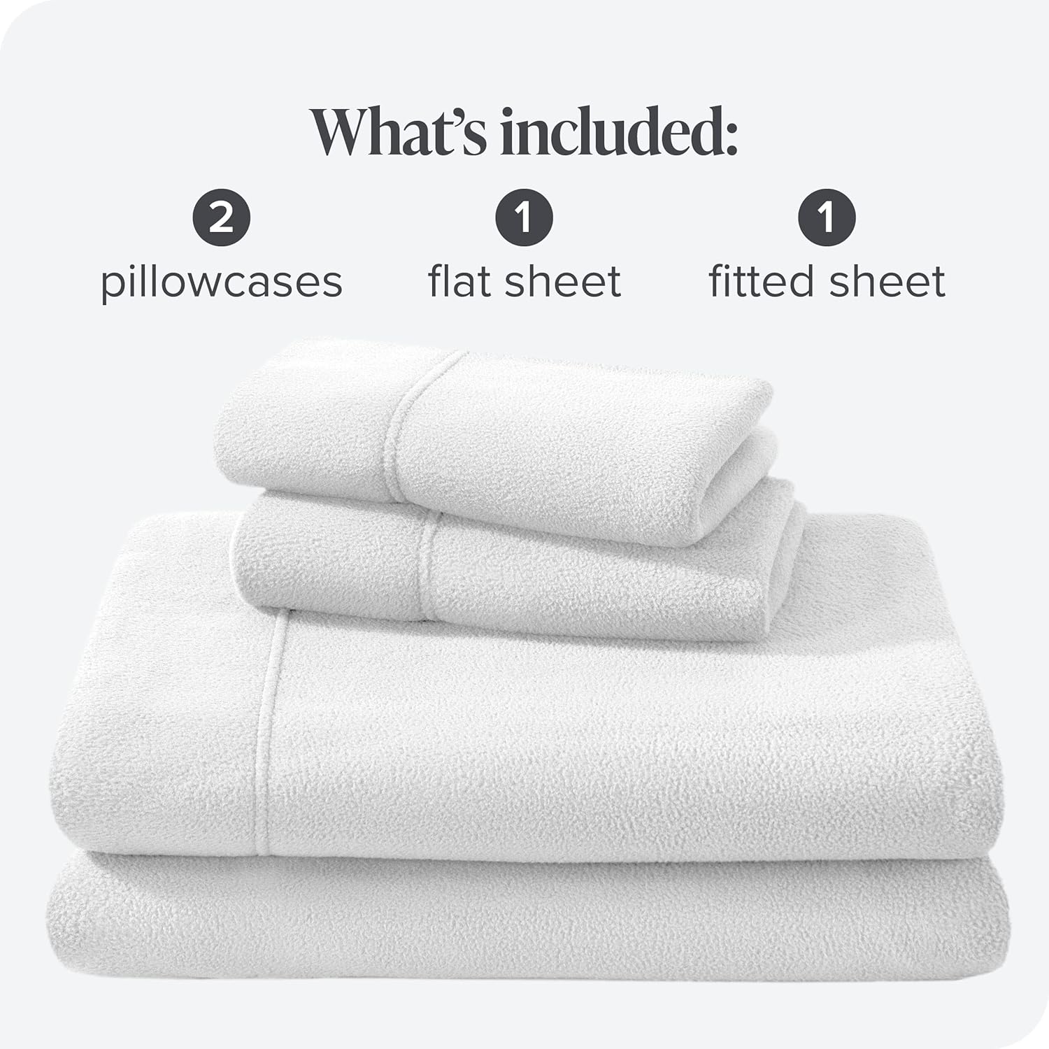 Bare Home Juego de sábanas de forro polar súper suave, tamaño King, forro polar extra afelpado, sábanas de cama sin pelusas, calidez acogedora para