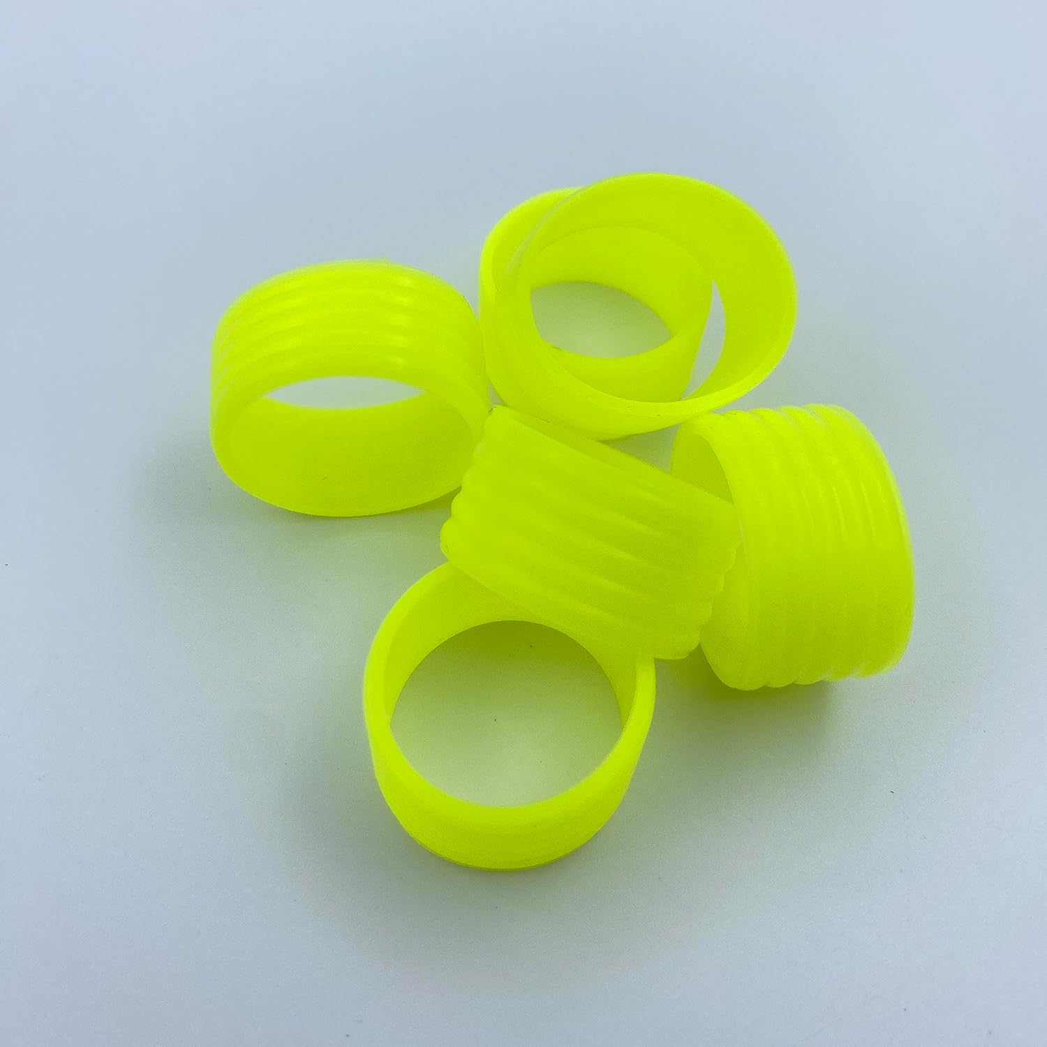 Buena elasticidad 8-15 piezas de raqueta de tenispaletas de pickleballsquash anillo de silicona raqueta bandas de agarre anillo de goma, anillo de