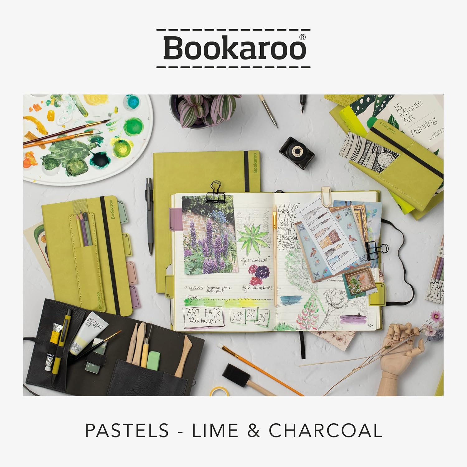IF Bookaroo – Estuche para bolígrafos, Lima, Moderno