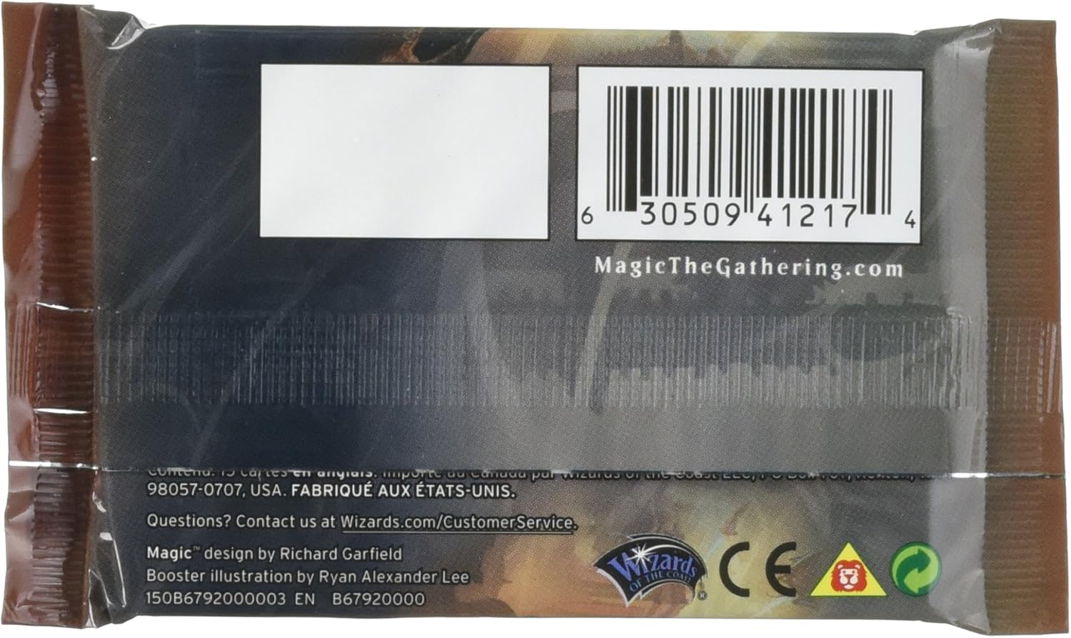 Magic the Gathering Paquete de refuerzo sellado de 15 tarjetas Aether Revolt (1 paquete)