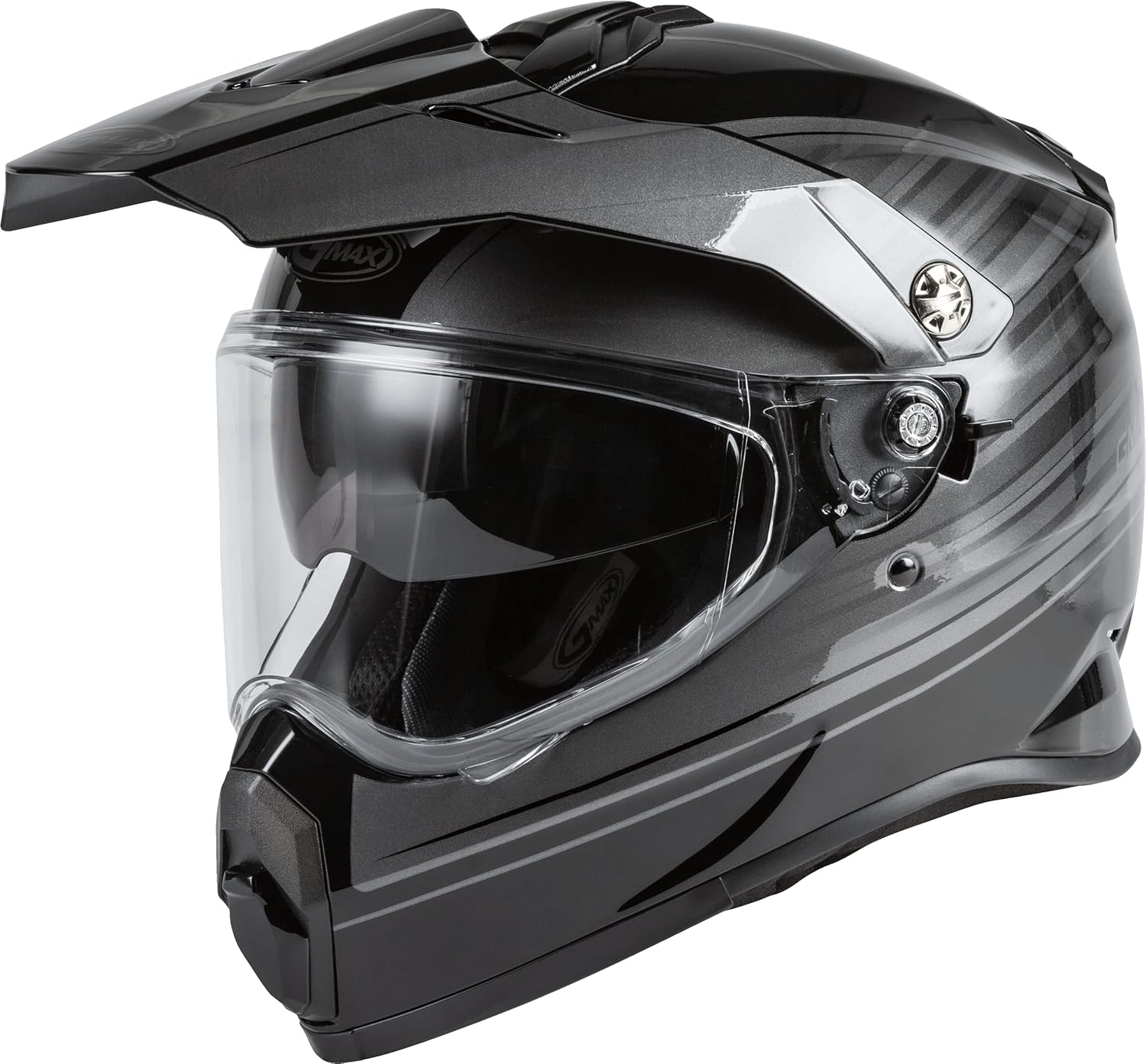 Gmax AT-21 Adventure Raley Casco Rojo Blanco