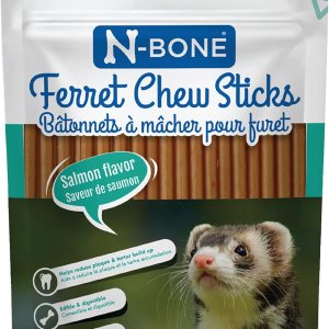 N-Bone Palitos masticables para hurones sabor salmón, bolsa de 1.87 onzas N-Bone Palitos masticables para hurones sabor salmón, bolsa de 1.87 onzas