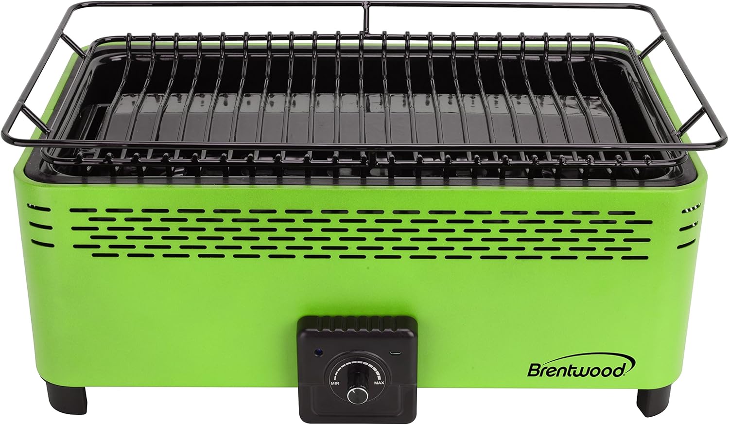 Brentwood BBF-31G – Barbacoa portátil sin humo, antiadherente, verde