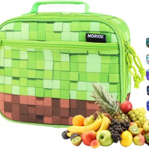 MORIOX Lonchera para niños, bolsa de almuerzo con aislamiento térmico, mini enfriador suave para el regreso a clases, kit de bolsa de comida Bento MORIOX Lonchera para niños, bolsa de almuerzo con aislamiento térmico, mini enfriador suave para el regreso a clases, kit de bolsa de comida Bento