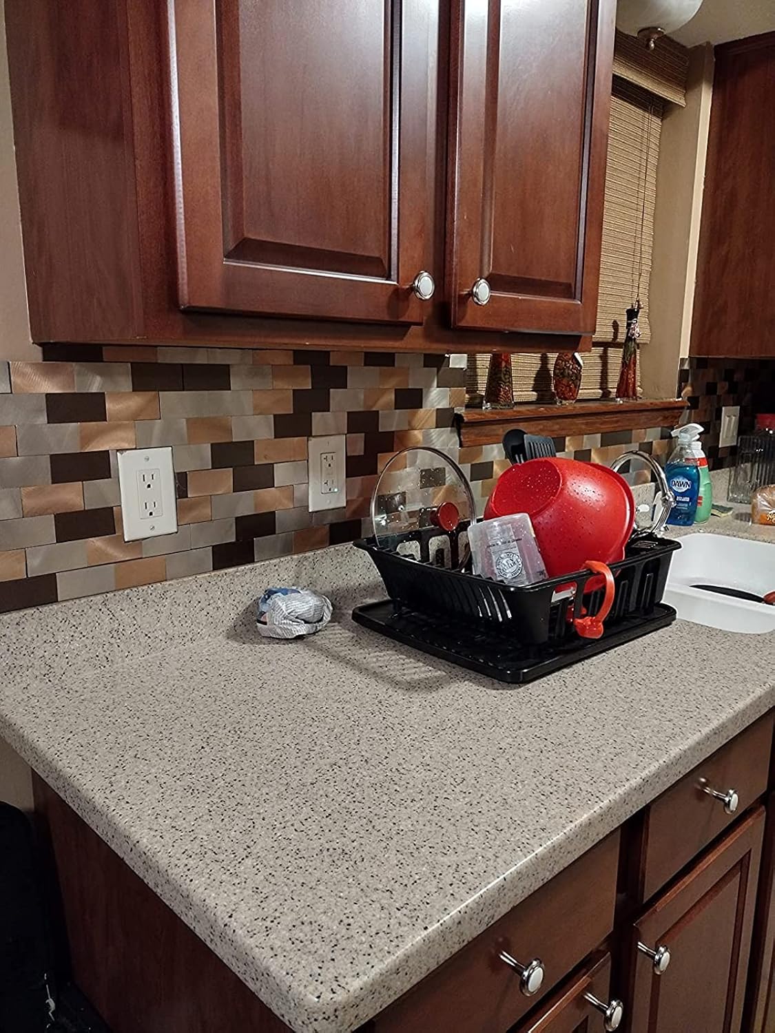 Yipscazo – Salpicaduras de azulejos de acero inoxidable para pared de cocina