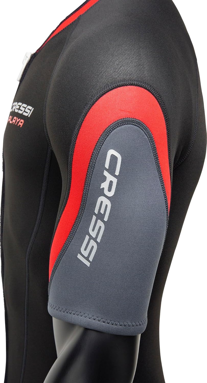 Cressi Shorty – Traje de neopreno para hombre, para buceo, esnórquel, windsurf, 0.098 in, Playa Flex