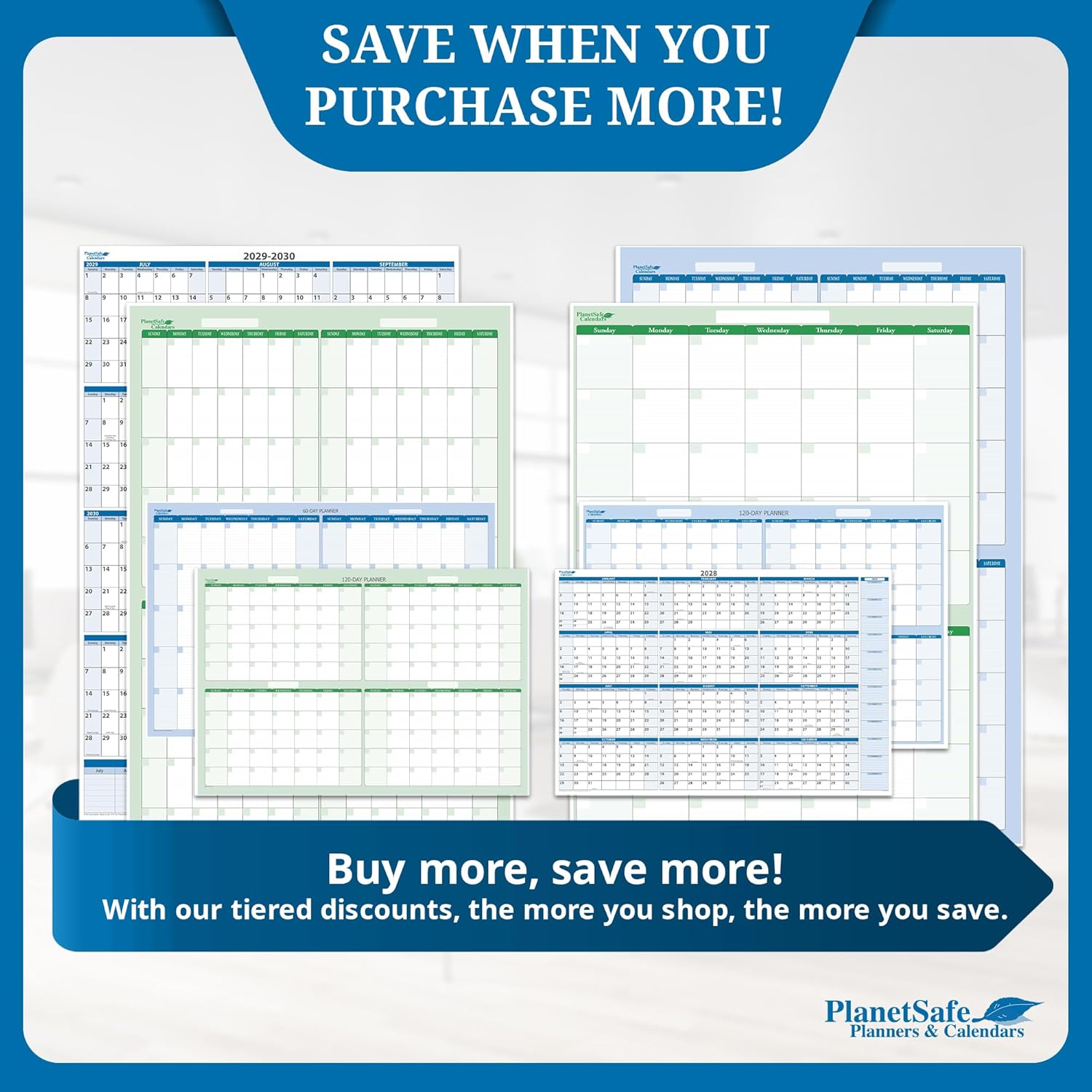 Earth Green – Calendario de pared grande borrable de 36 pulgadas de alto x 24 pulgadas de ancho para 60 días con 7 columnas, organizador de 7