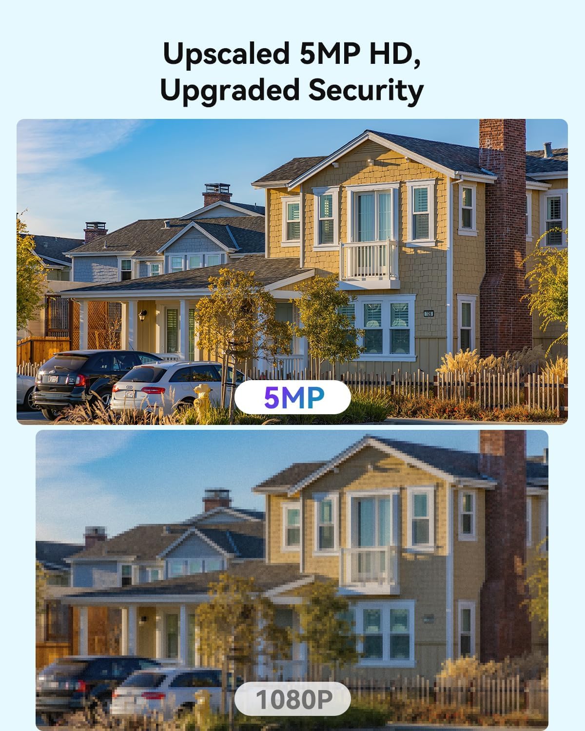 TMEZON Sistema de cámara de seguridad POE 4K 16CH NVR-H.265 4 unids 5MP PoE Home IP Network Cámaras de seguridad con cable con persona Detección de