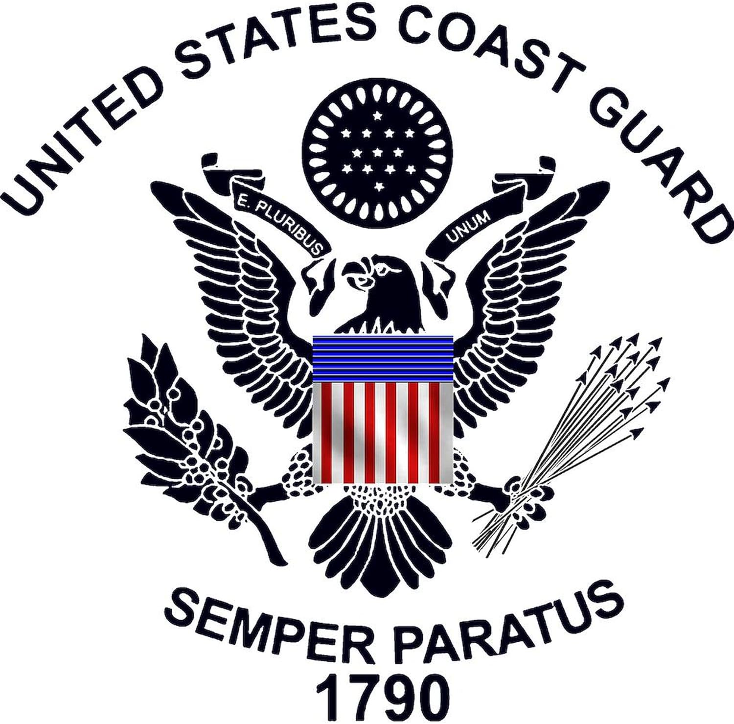 CafePress Uscg_Flg_D1 – Taza de café de cerámica, taza de té, 11 onzas