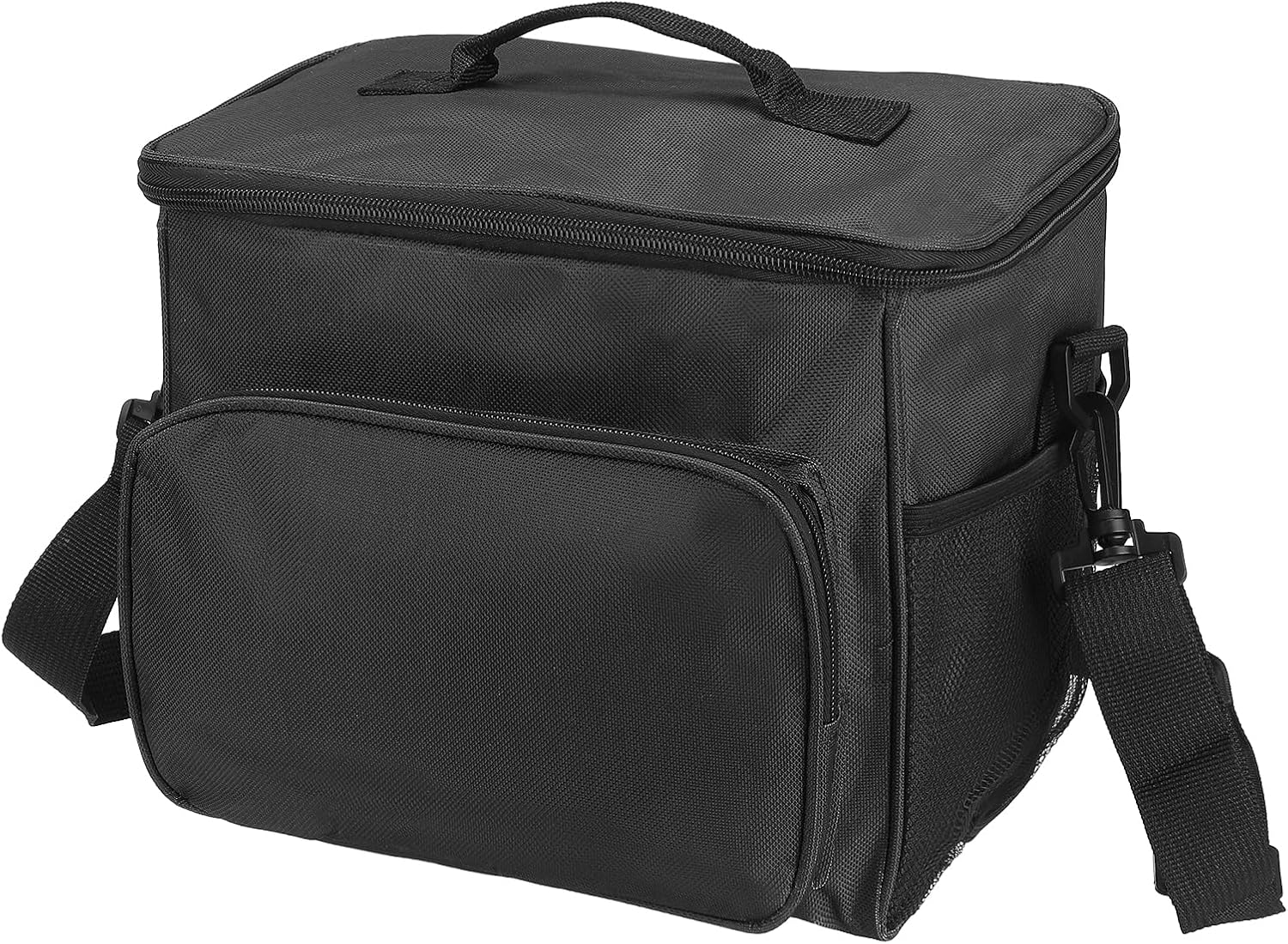 PATIKIL Lonchera para mujereshombres, bolsa térmica térmica reutilizable de 9.4 x 6.7 x 10.2 pulgadas para el trabajo, picnic al aire libre, color