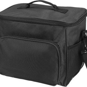 PATIKIL Lonchera para mujereshombres, bolsa térmica térmica reutilizable de 9.4 x 6.7 x 10.2 pulgadas para el trabajo, picnic al aire libre, color PATIKIL Lonchera para mujereshombres, bolsa térmica térmica reutilizable de 9.4 x 6.7 x 10.2 pulgadas para el trabajo, picnic al aire libre, color