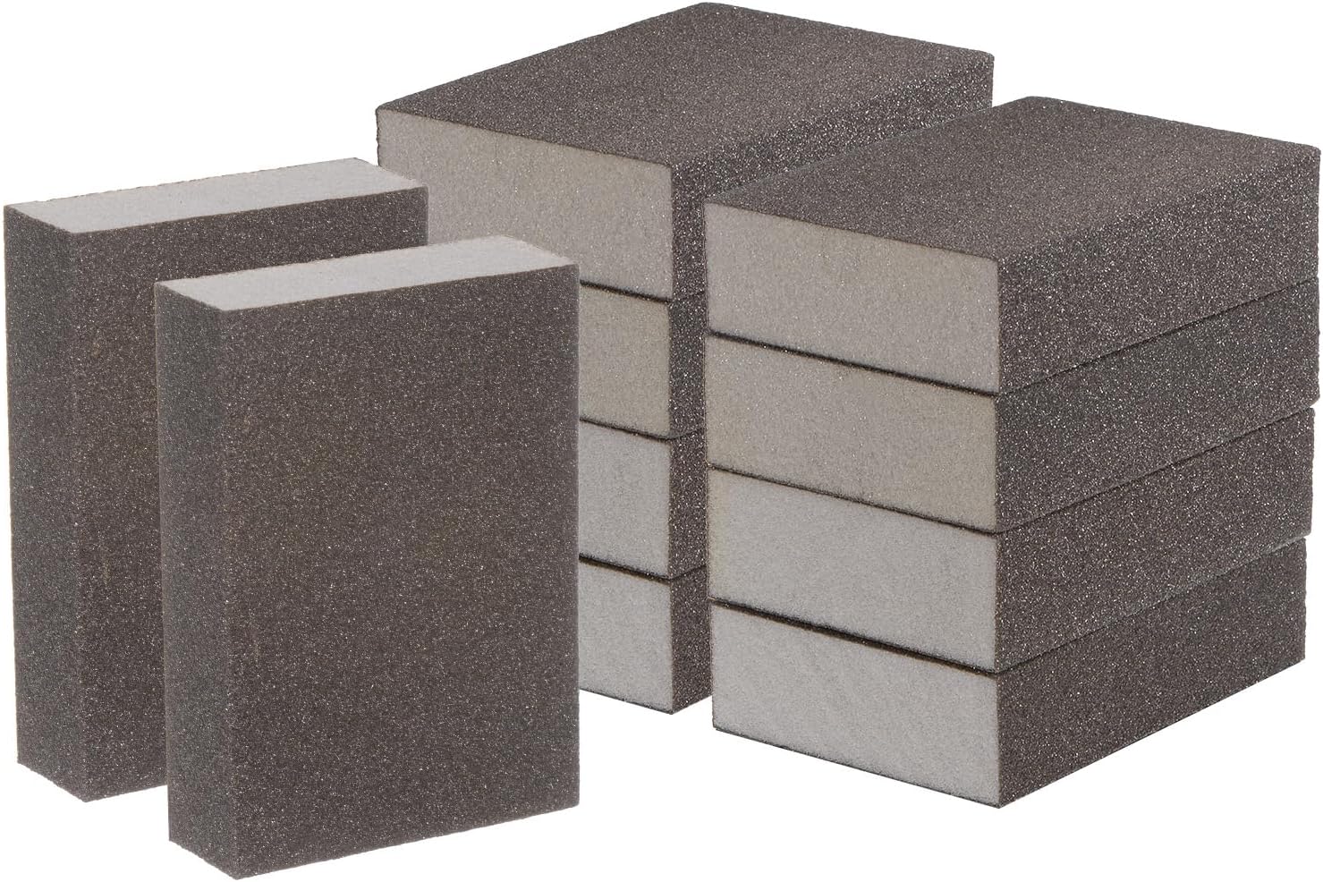 Bloques de esponja de lijado de grano medio, bloque de lijado de espuma de grano 180-240 para pulir la cocina, paneles de yeso de madera de metal,