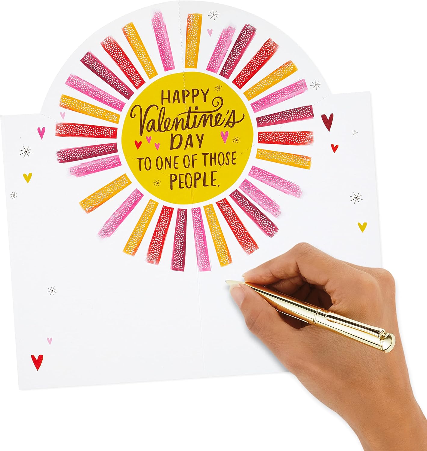 Hallmark Tarjeta desplegable para el día de San Valentín (Make the World Brighter)