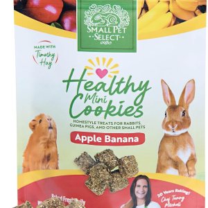 Small Pet Select Healthy Snackers – Mini galletas de plátano de manzana, 2 onzas Small Pet Select Healthy Snackers – Mini galletas de plátano de manzana, 2 onzas