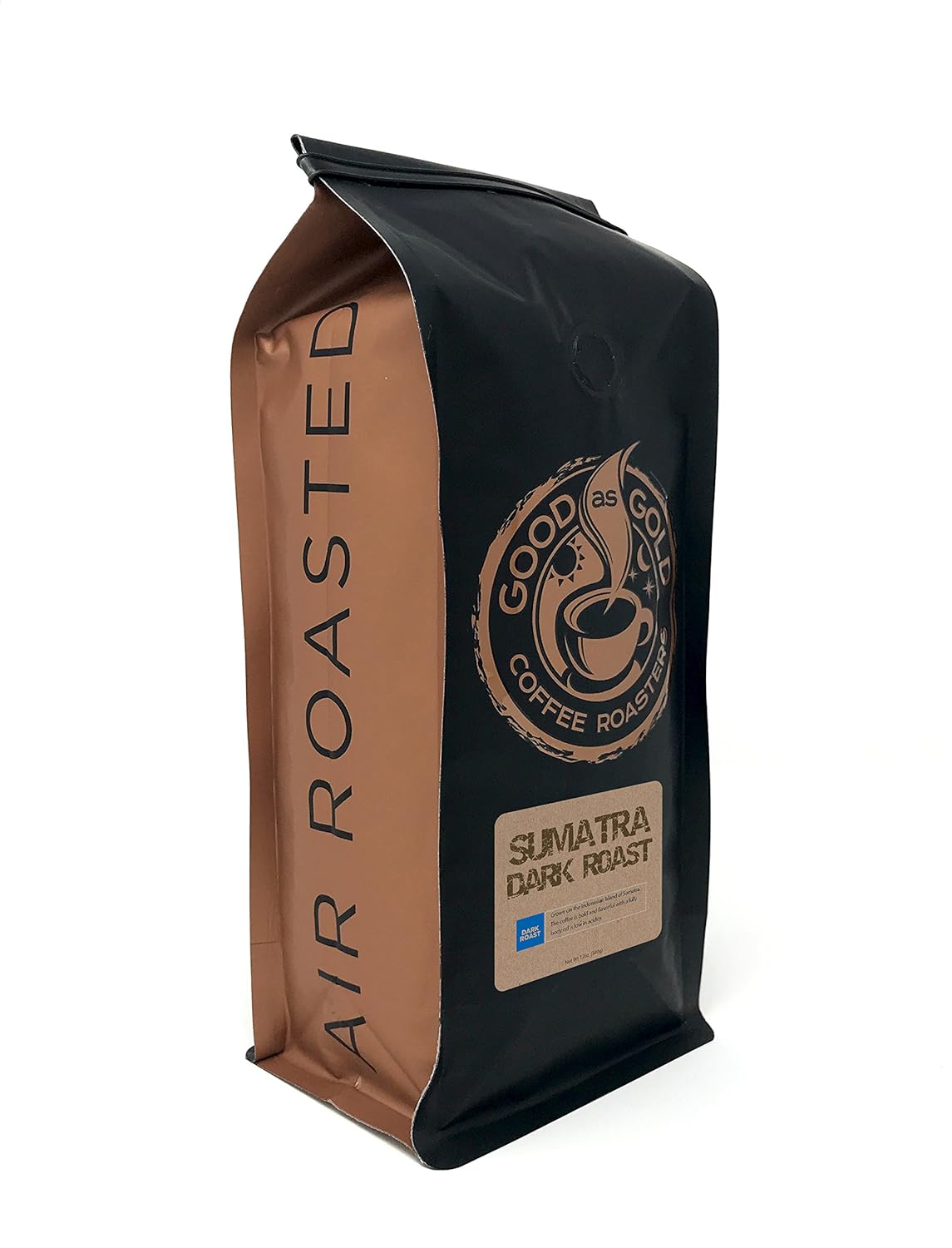 Sumatra Mandheling Gr1 Granos de café tostado oscuro (grano entero de 12 onzas) – Good As Gold Coffee Roasters
