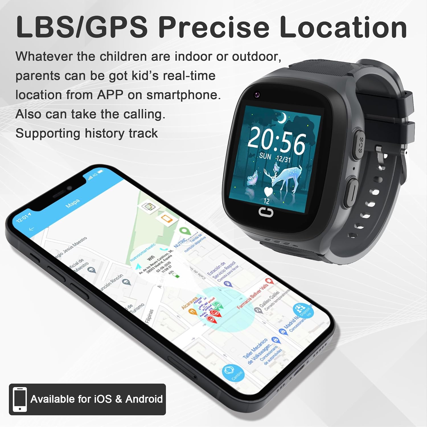 Reloj inteligente para niños, relojes inteligentes para niños y niñas con pantalla táctil HD de 16 juegos, reproductor de música, cámara, reloj