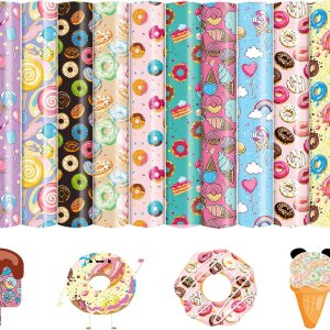 Donut Candy – Vinilo permanente 10 hojas de 12 x 10 pulgadas Sweet Candy Bakes – Vinilo adhesivo autoadhesivo impermeable Donut Candy – Vinilo permanente 10 hojas de 12 x 10 pulgadas Sweet Candy Bakes – Vinilo adhesivo autoadhesivo impermeable