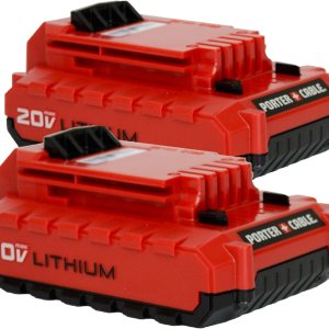 PORTER-CABLE PCC680L – Batería de iones de litio de 20 voltios (paquete de 2) PORTER-CABLE PCC680L – Batería de iones de litio de 20 voltios (paquete de 2)