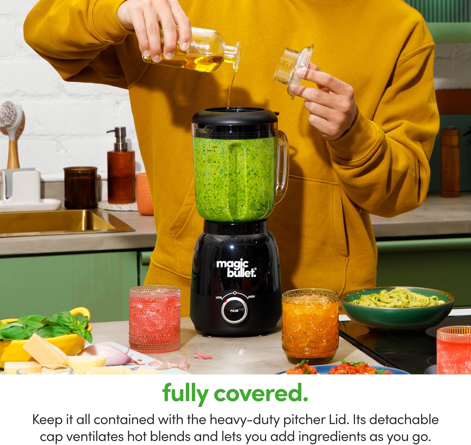magic bullet Licuadora de tamaño completo – Todo negro