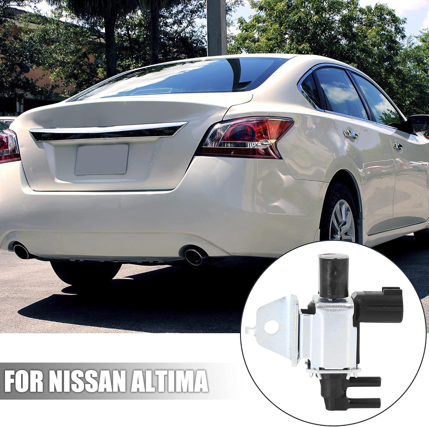 X AUTOHAUX Válvula solenoide de vacío de control de corredor del colector de admisión para Nissan Altima 14955-8J10014955-8J10A P1800 K5T46673