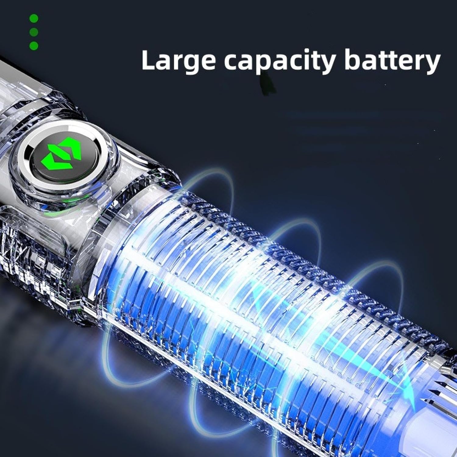 Zoomable LED Flashlight,High Lumens Ultra-Bright Spotslight with 4 Modes,Rechargeable Powerful Handheld Flashlight Waterproofs Design for