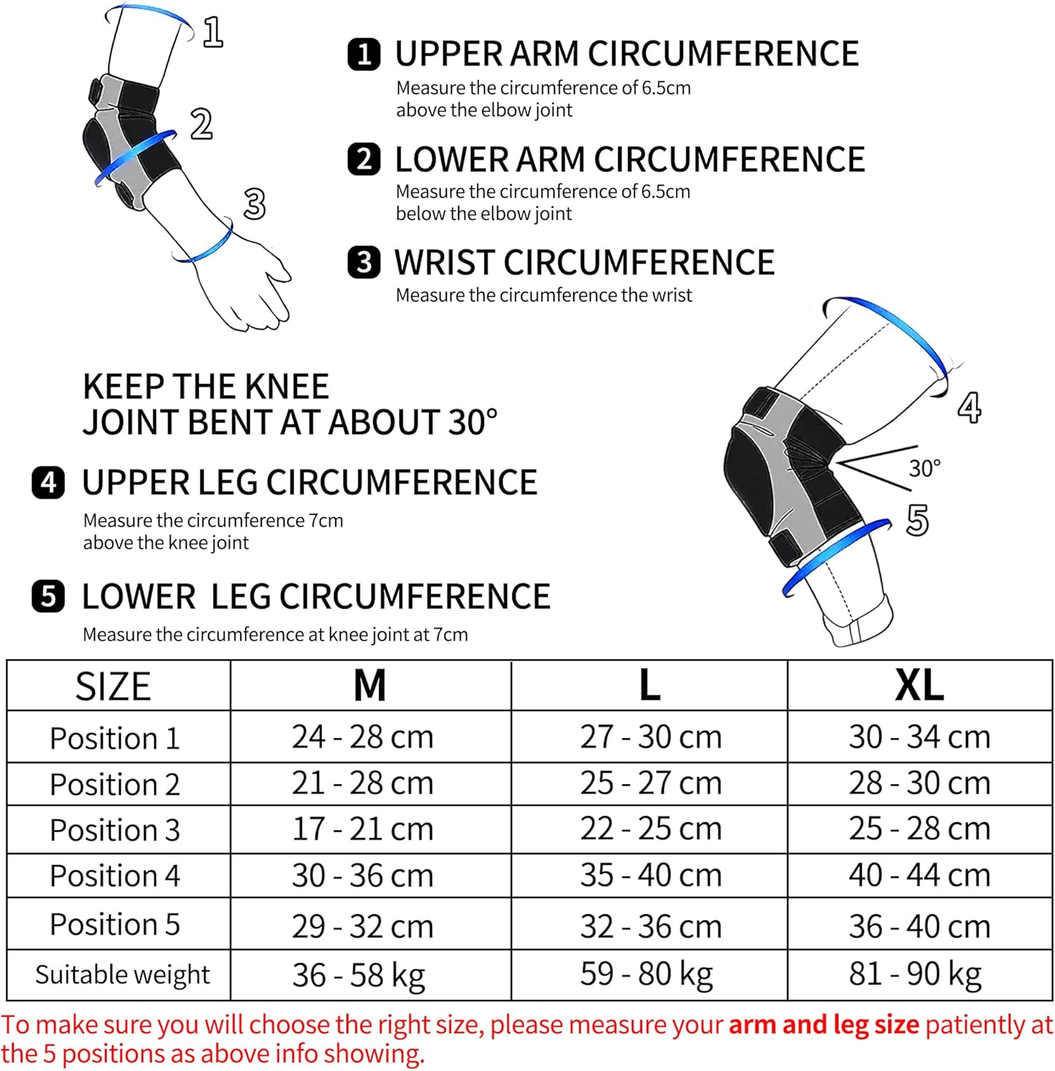 ONTYZZ Protector de patinaje en línea para adolescentes y adultos, protector de rodilla, protector de codo, protector de muñeca 6 en 1, juego de