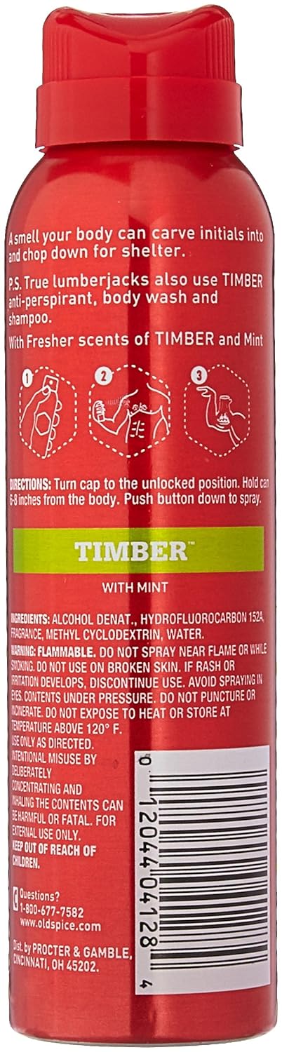 Old Spice Re Fresh Spray corporal – Colección Fresher de 3.75 onzas (paquete de 2)