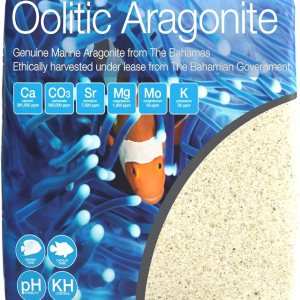 Aqua Natural Arena de acuario Oolitic Aragonite de 10 libras para tanques y acuarios de arrecife, agua salada y marina Aqua Natural Arena de acuario Oolitic Aragonite de 10 libras para tanques y acuarios de arrecife, agua salada y marina