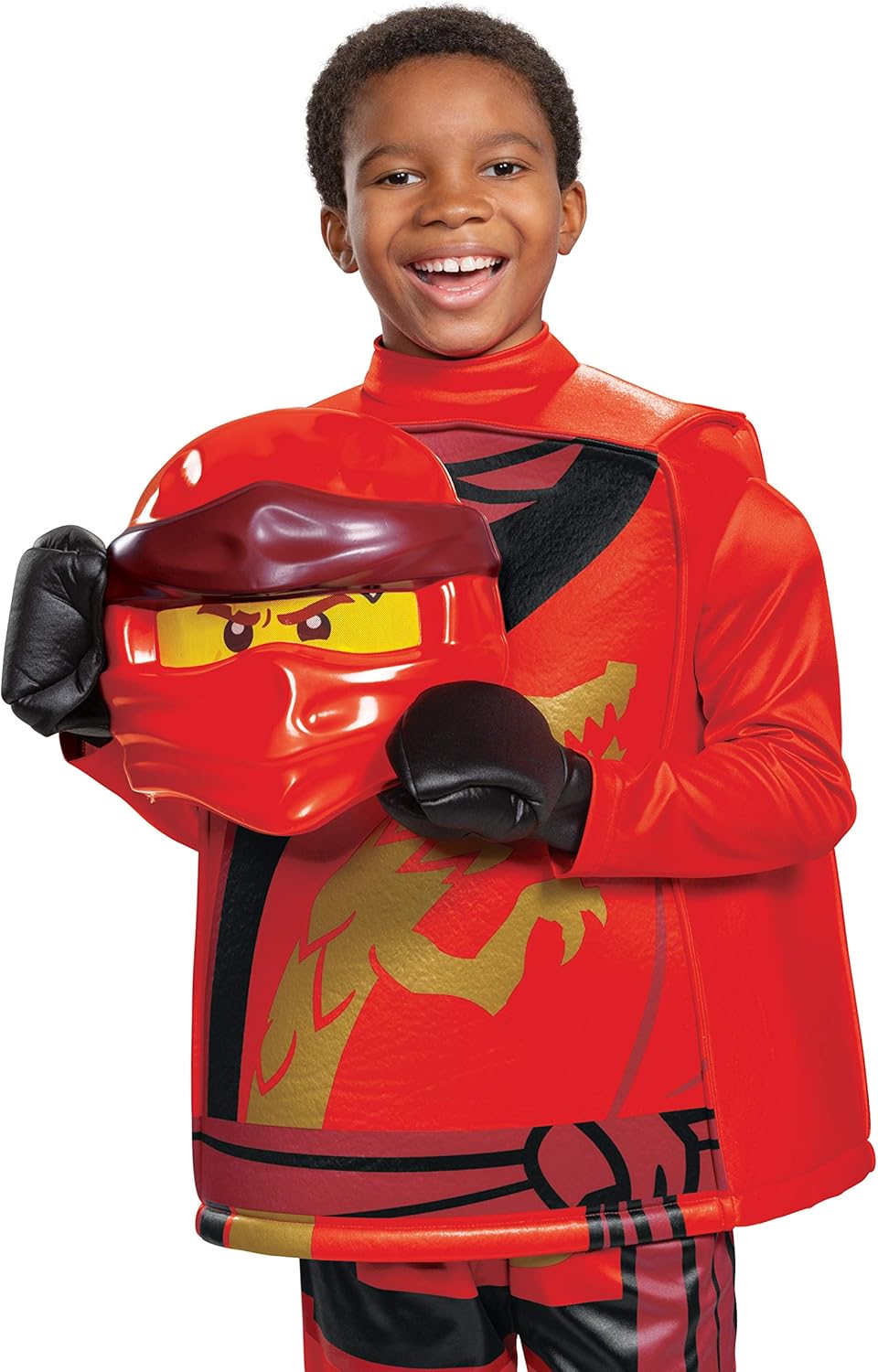Disfraz de Kai para niños, Lego Ninjago Legacy de lujo