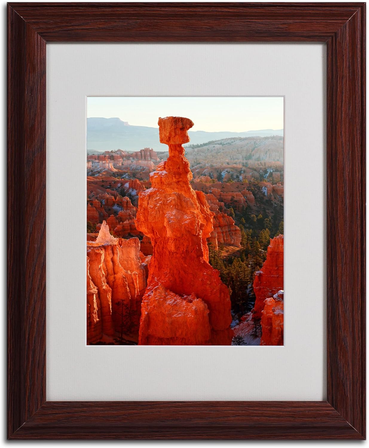 Bryce Canyon Thor’s Hammer por Pierre Leclerc – Lienzo decorativo para pared, marco de madera, 11 x 14 pulgadas