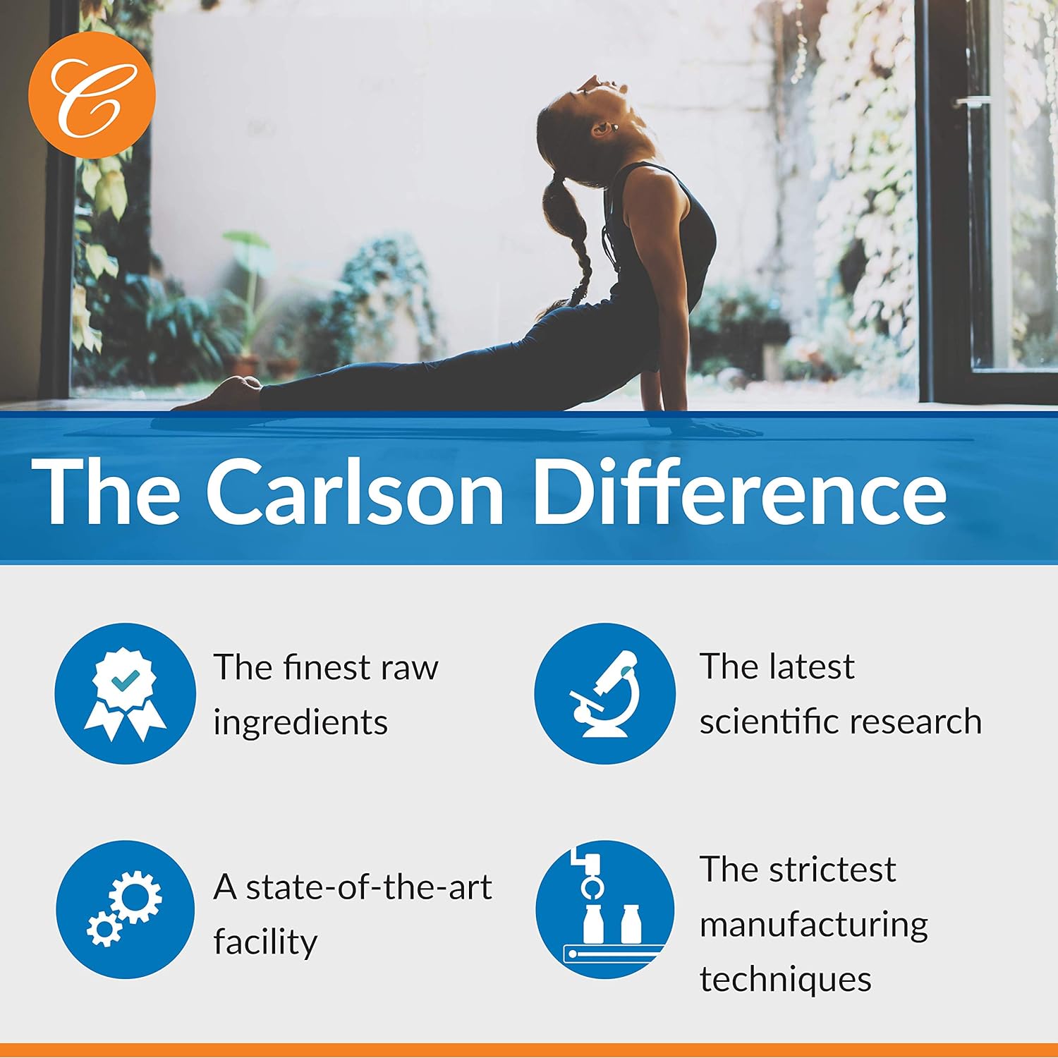 Carlson – Nutra-Support Hueso, calcio, magnesio y vitamina D3, salud ósea, absorción de calcio y bienestar óptimo, 180 cápsulas blandas