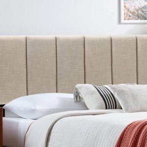 Yongchuang Upholstered Headboard King Foldable Headboard for King Size Bed Adjustable Height Oatmeal Yongchuang Upholstered Headboard King Foldable Headboard for King Size Bed Adjustable Height Oatmeal