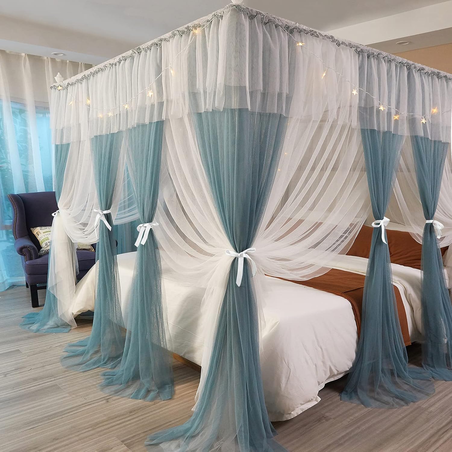 Joyreap – Toldo para cama WZ03 IndividualMatrimonialQueenKing