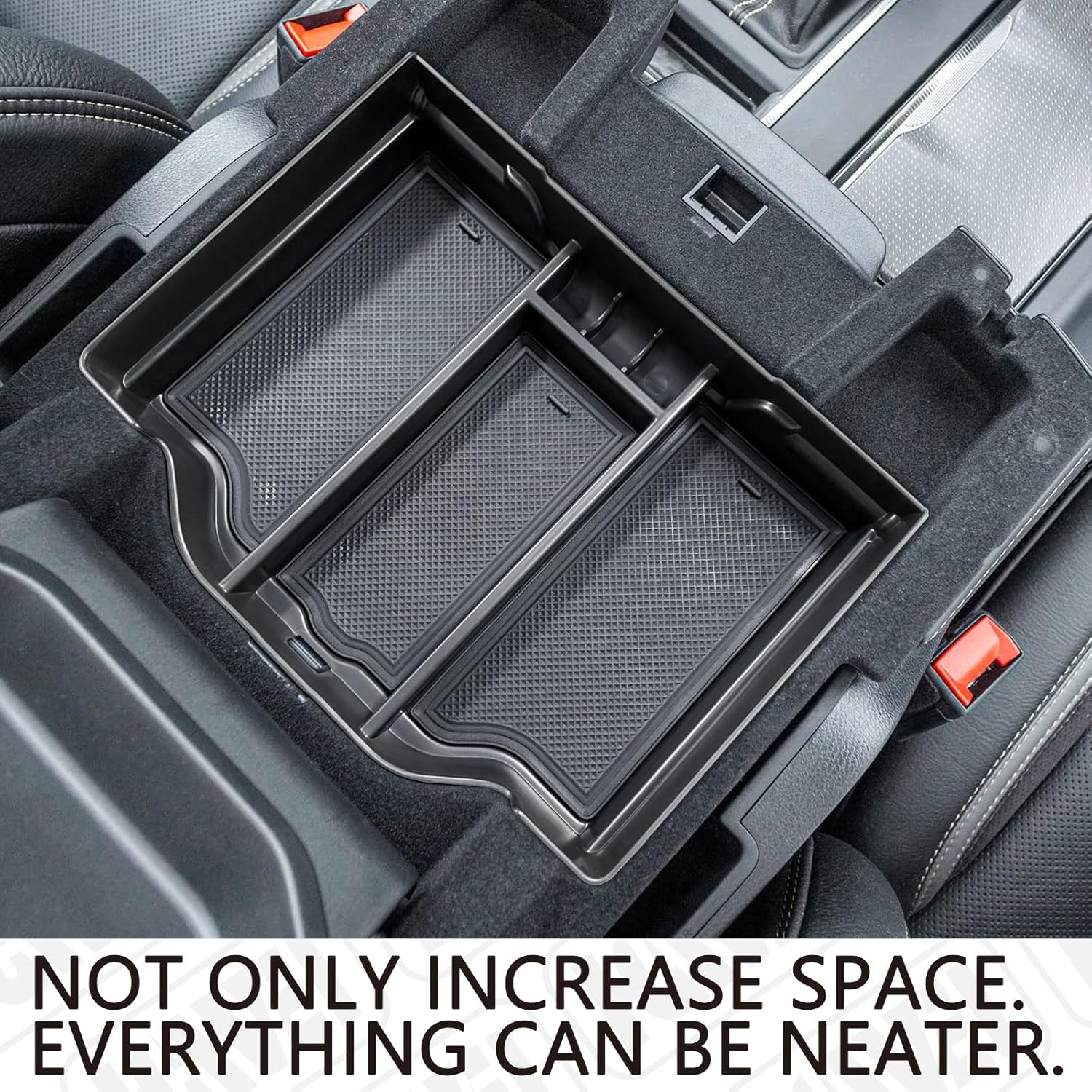 Organizador de consola central compatible con Dodge RAM 1500 2500 3500 2024 2023 2022 2021 2020 2019, accesorios de inserción de caja de