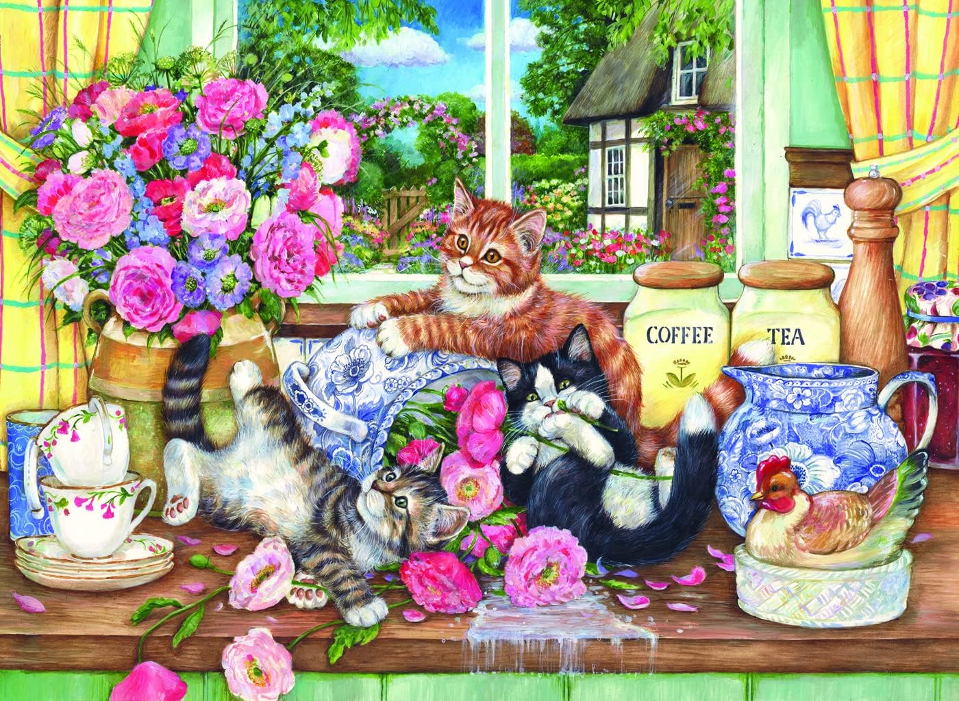 Anatolian Rompecabezas de 500 piezas – Gatitos en la cocina, multicolor (PER3574)