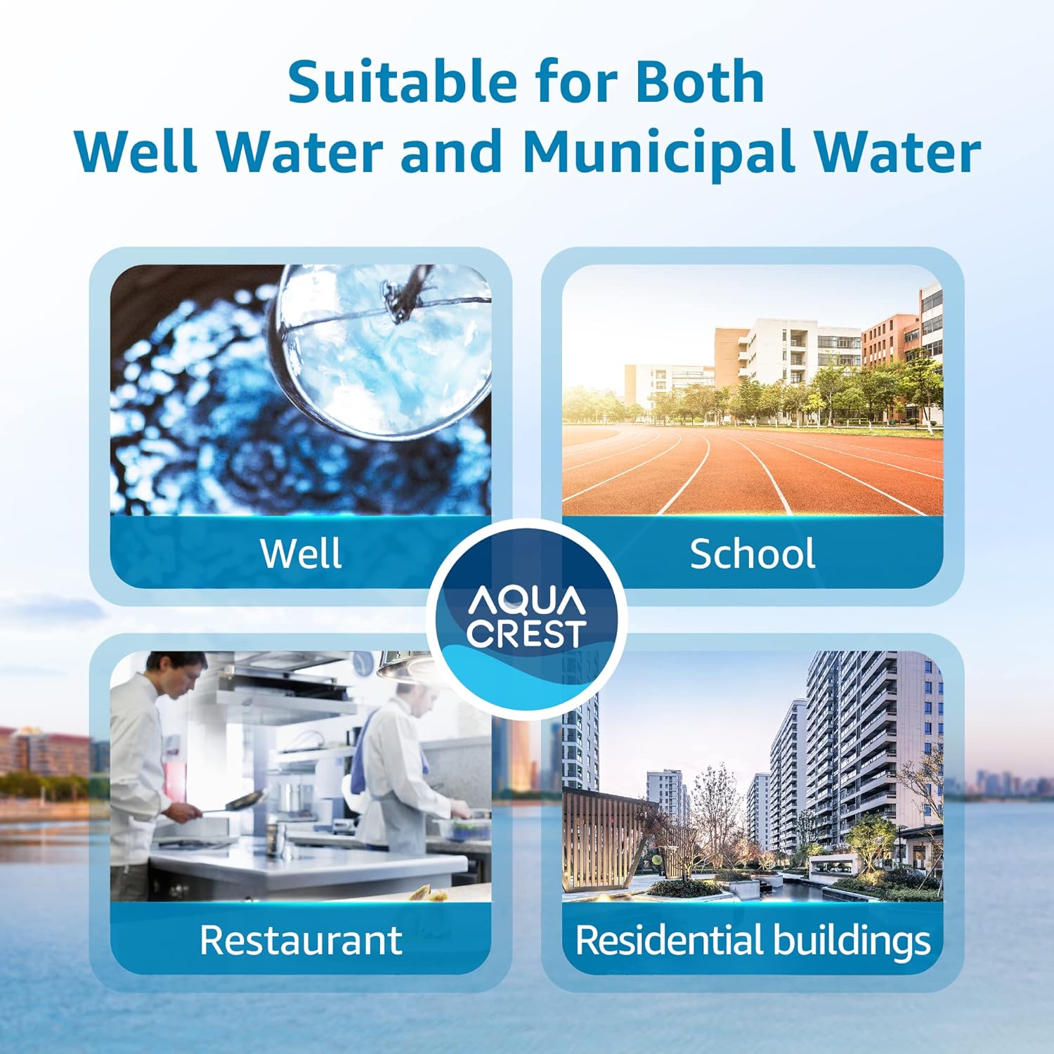 AQUACREST WHKF-GD25BB – Filtro de agua para toda la casa, repuesto para Whirlpool WHKF-GD25BB, WHKF-DWHBB, 3M Aqua-Pure AP810, AP801, AP811, 5