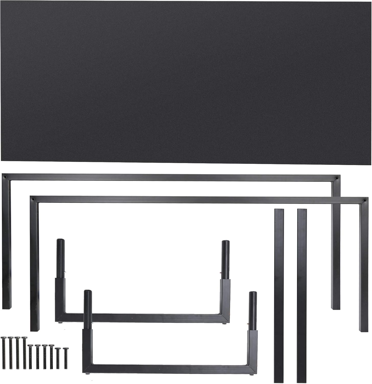 SUPER DEAL Escritorio para computadora de 55 pulgadas, moderno y resistente, escritorio de oficina para computadora portátil, mesa de escritura