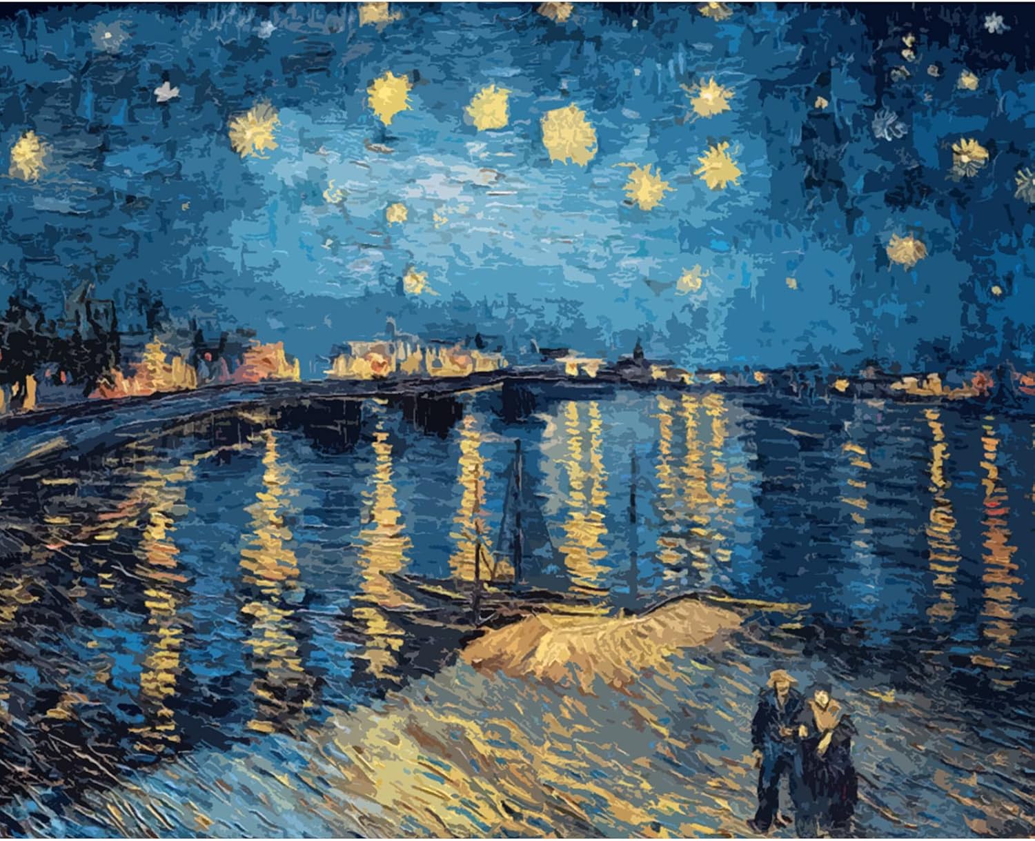 Tococo – Pintura por números de la serie de obra maestra de Vincent Van Gogh para adultos, kits de pintura por números para principiantes sobre