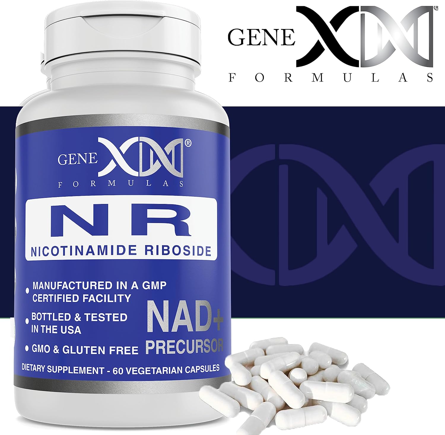 Genex Formulas Ribosida de nicotinamida (paquete de 3)