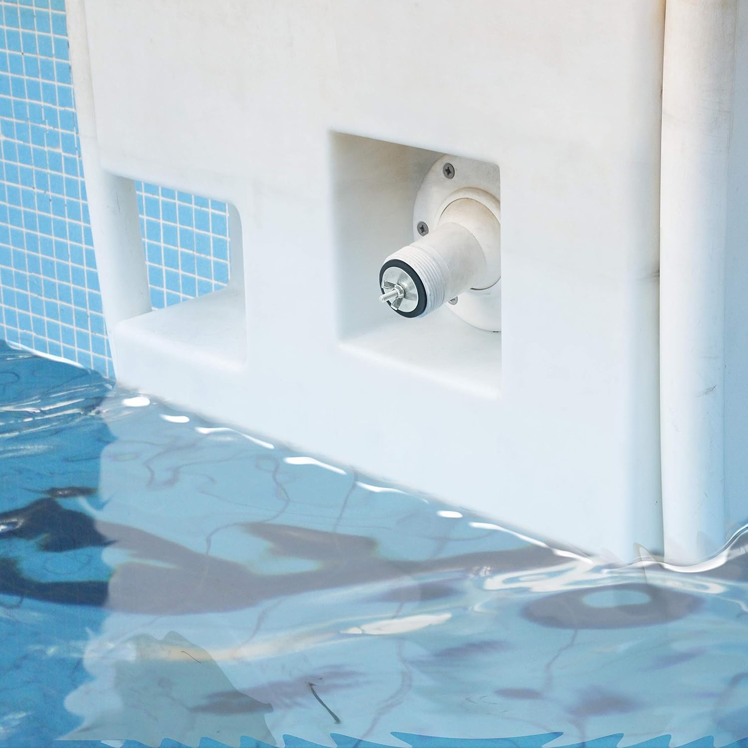 Aquatix Pro Enchufe de invierno para piscina, tapones de expansión de invierno de 1.5 a 2 pulgadas con tornillo SS, pernos de acero inoxidable, goma
