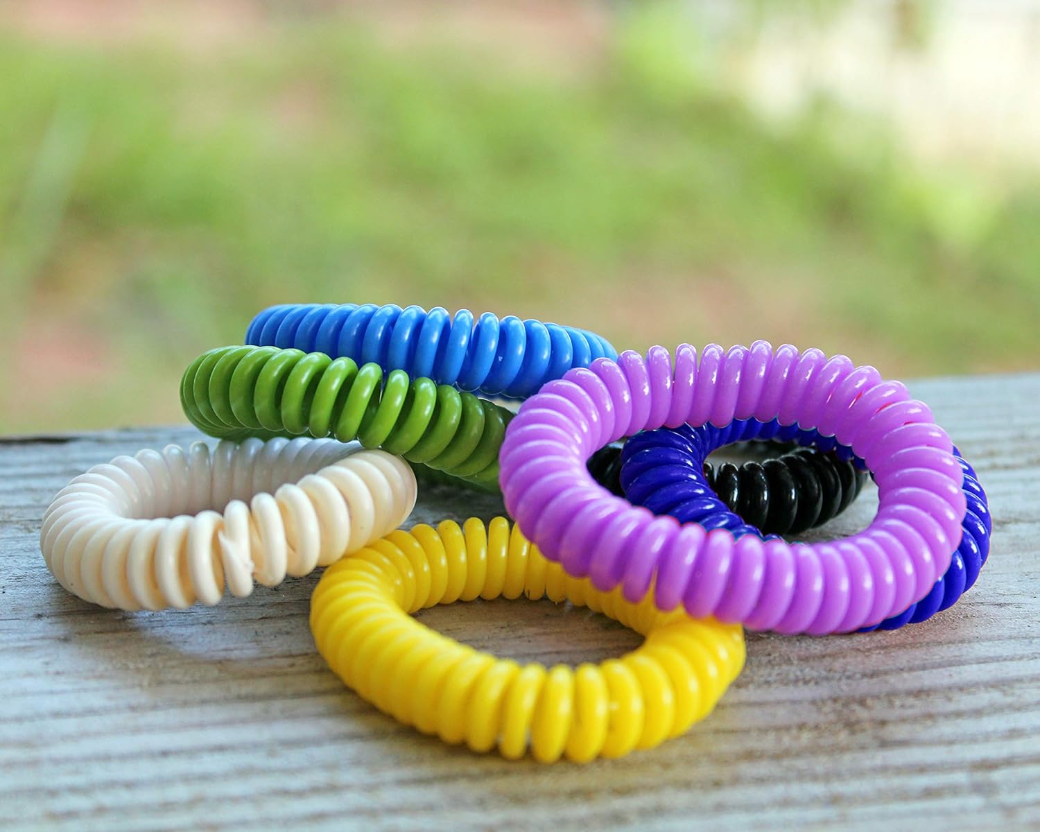 PIC Bugables – Pulseras perfumadas de citronela, reutilizables y resellables, talla única (paquete de 25)