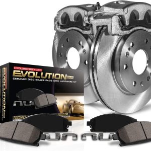 Power Stop KCOE697 Autospecialty Kit de freno de repuesto OE de 1 clic con pinzas Power Stop KCOE697 Autospecialty Kit de freno de repuesto OE de 1 clic con pinzas