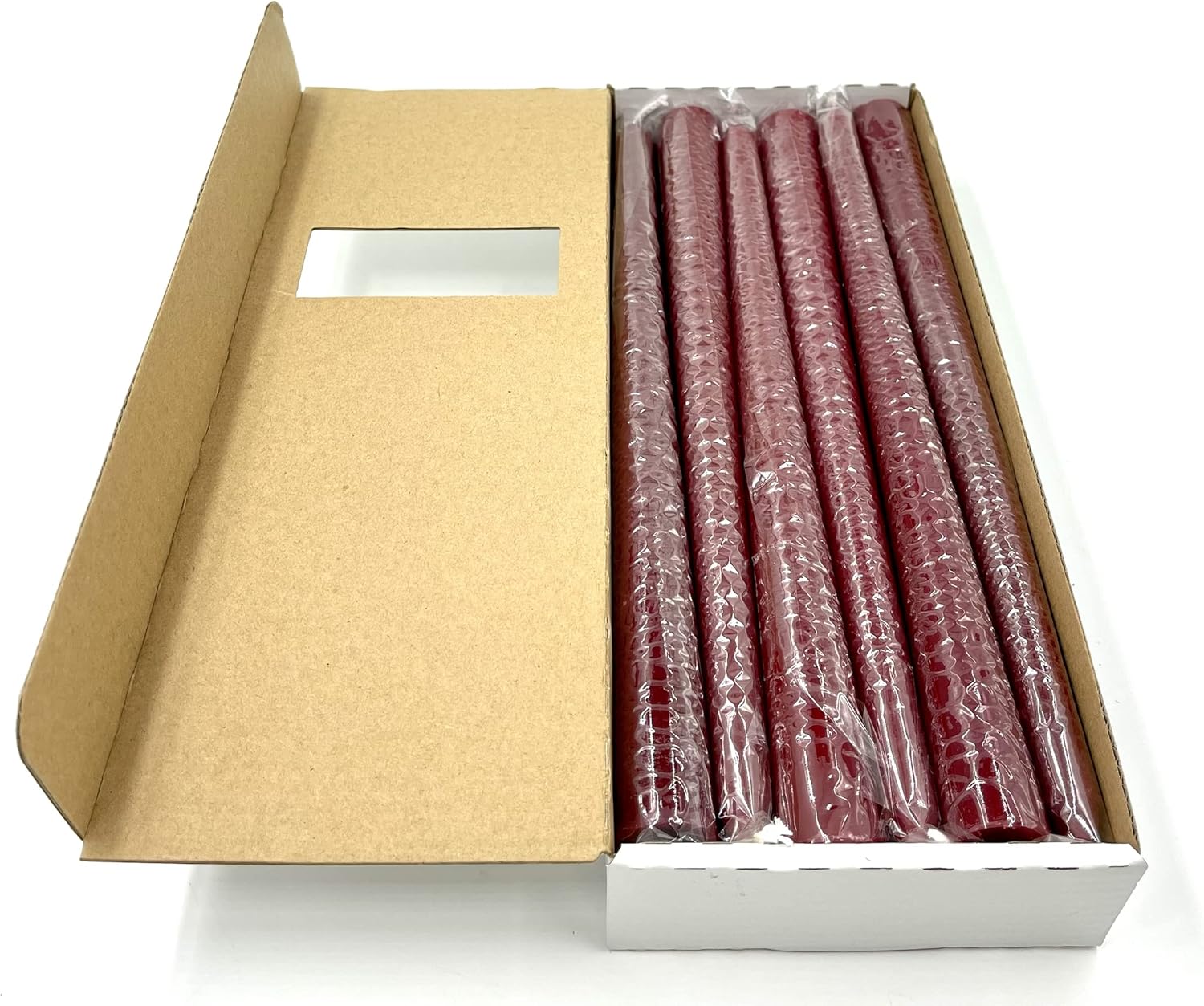 Velas cónicas de color sólido de 12 pulgadas, sin perfume, juego de 12 mechas de algodón sin goteo hechas a mano, cera prémium para iglesia, hogar,