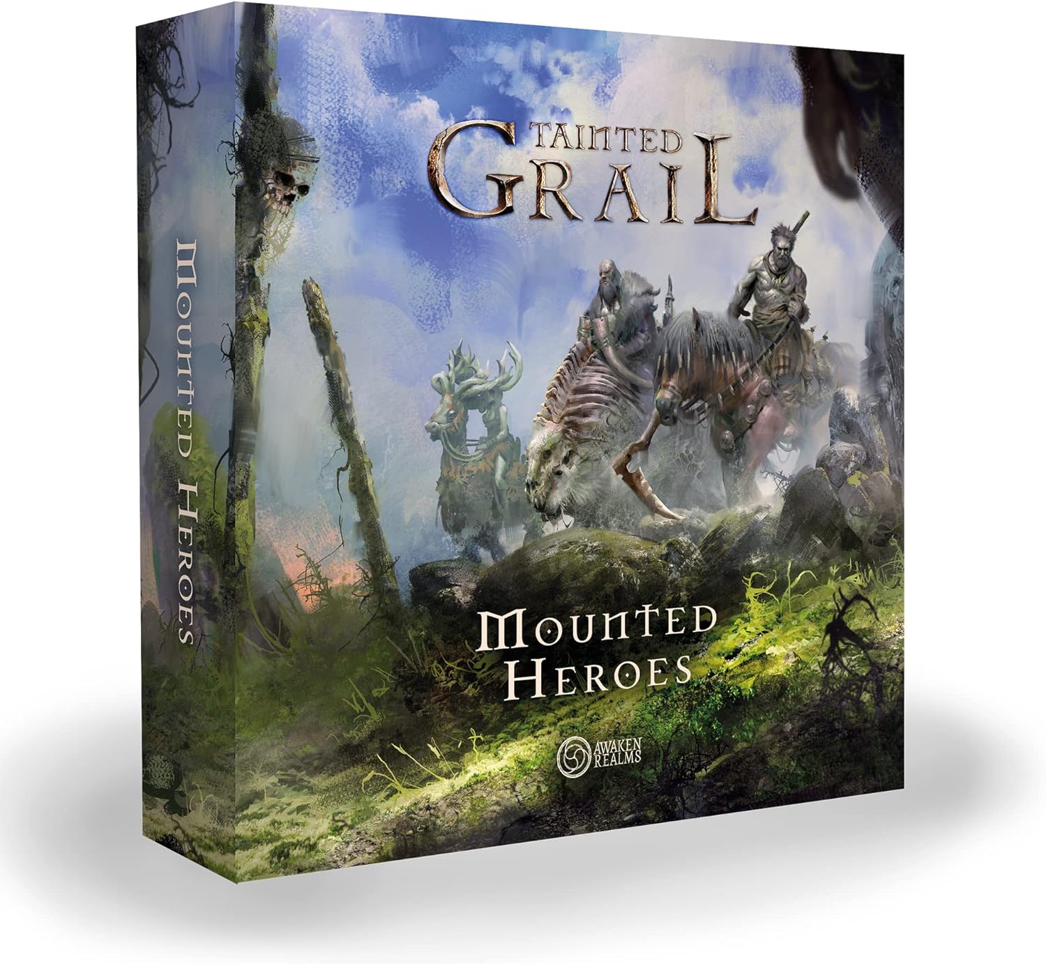 Actualización de componentes de miniaturas de héroes montados en el grial contaminado mejora tu juego con componentes detallados. A partir de 14